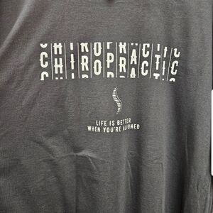 Chiropractic Tshirt "LIFE IS BETTER" medium